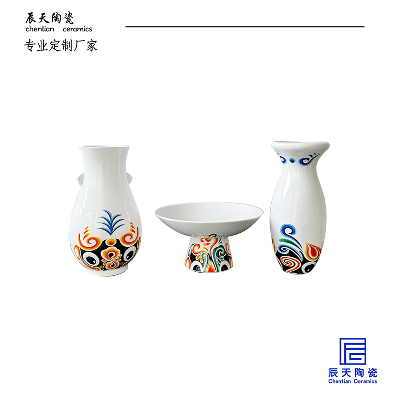 <b>浦发银行定制 创意鱼纹陶瓷91视频污污下载三件套</b>